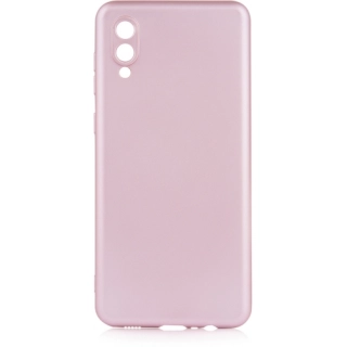 Samsung Galaxy A02 Kılıf İnce Soft Mat Renkli Esnek Silikon Kapak - Rose Gold
