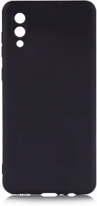 Samsung Galaxy A02 Kılıf İnce Mat Esnek Silikon - Siyah