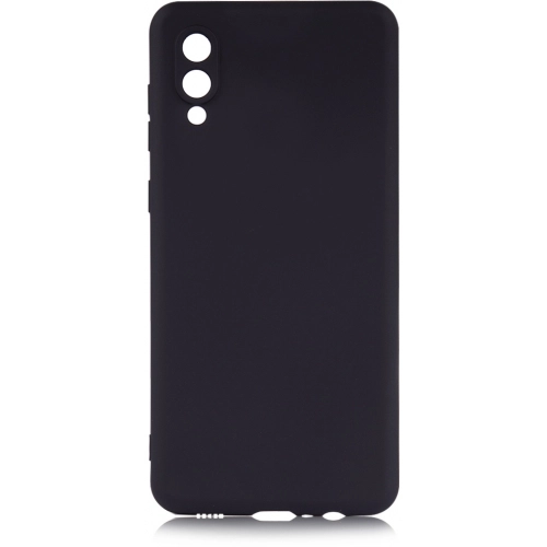 Samsung Galaxy A02 Kılıf İnce Soft Mat Renkli Esnek Silikon Kapak - Siyah