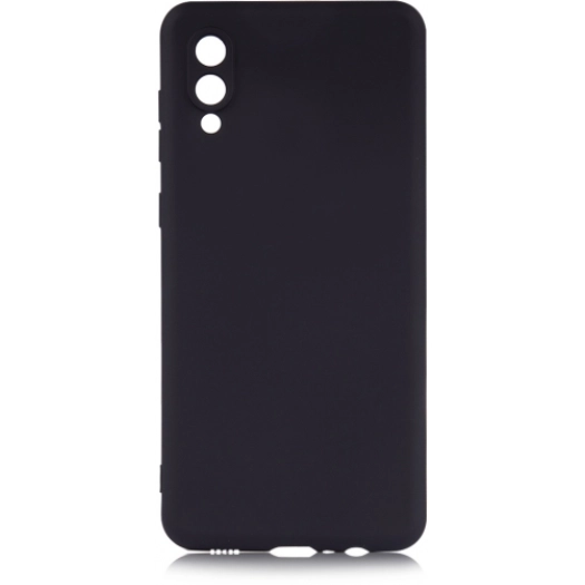 Samsung Galaxy A02 Kılıf İnce Soft Mat Renkli Esnek Silikon Kapak - Siyah