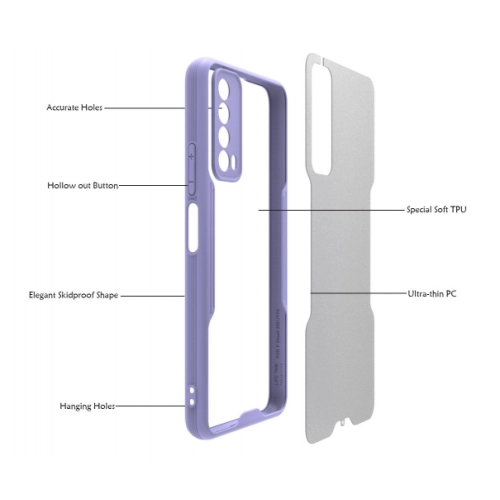 Samsung Galaxy A02s Kılıf Renkli Silikon Kamera Lens Korumalı Şeffaf Parfe Kapak - Siyah