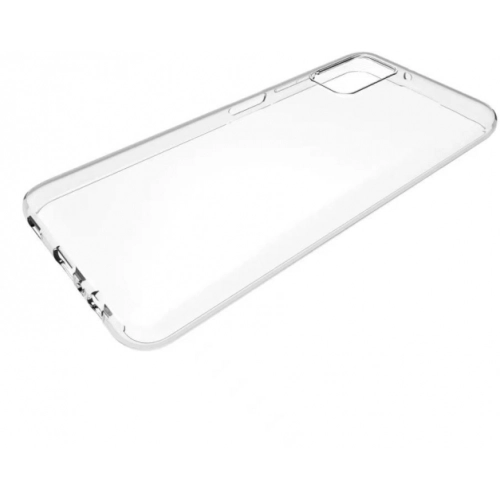 Samsung Galaxy A03s Kılıf Kamera Korumalı Esnek Silikon Kapak - Şeffaf