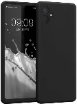 Samsung Galaxy A04e Kılıf İnce Mat Esnek Silikon - Siyah