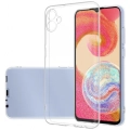 Samsung Galaxy A04e Kılıf Kamera Korumalı Esnek Silikon Kapak - Şeffaf
