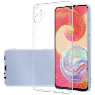 Samsung Galaxy A04e Kılıf Kamera Korumalı Esnek Silikon Kapak - Şeffaf