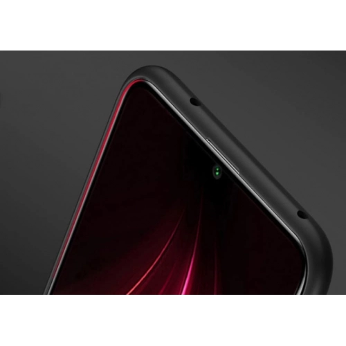 Samsung Galaxy A04e Kılıf Silikon Mat Esnek Kamera Korumalı Biye Kapak - Siyah