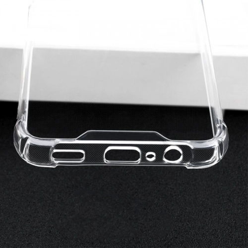 Samsung Galaxy A04s Kılıf Silikon Köşe Korumalı Airbag Darbe Emici Kapak - Şeffaf