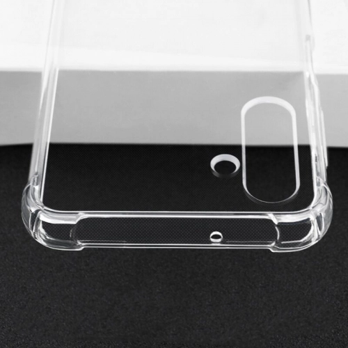 Samsung Galaxy A04s Kılıf Silikon Köşe Korumalı Airbag Darbe Emici Kapak - Şeffaf