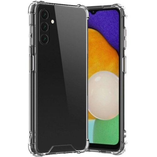 Samsung Galaxy A04s Kılıf Silikon Köşe Korumalı Airbag Darbe Emici Kapak - Şeffaf