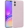 Samsung Galaxy A05 Kılıf İnce Soft Mat Renkli Esnek Silikon Kapak - Rose Gold
