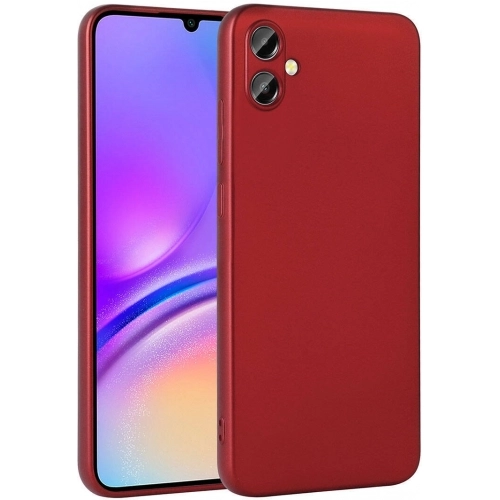 Samsung Galaxy A05 Kılıf İnce Soft Mat Renkli Esnek Silikon Kapak - Rose Gold