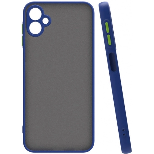 Samsung Galaxy A05 Kılıf Kamera Korumalı Arkası Şeffaf Mat Silikon Kapak - Siyah