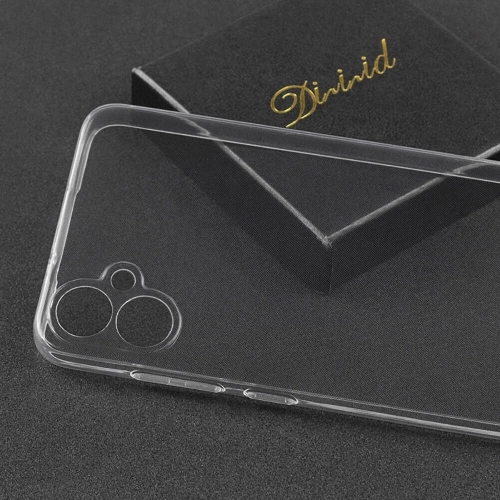 Samsung Galaxy A05 Kılıf Kamera Korumalı Esnek Silikon Kapak - Şeffaf