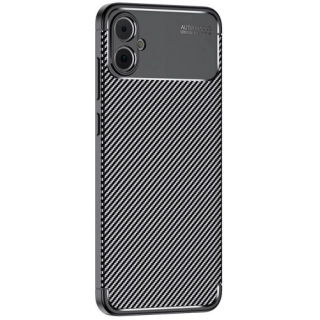 Samsung Galaxy A05 Kılıf Silikon Parmak İzi Bırakmayan Karbon Soft Negro Kapak - Siyah