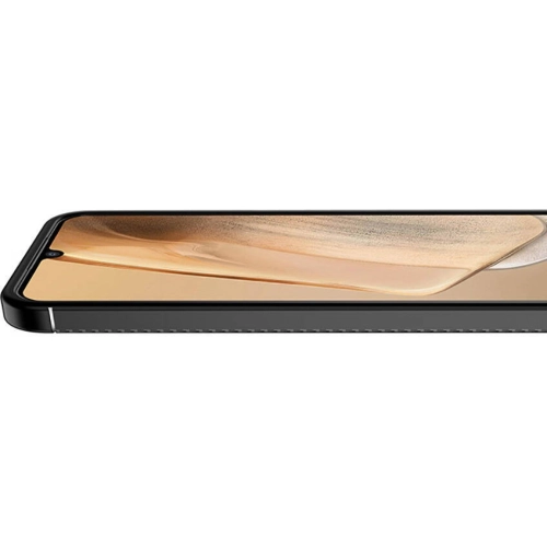 Samsung Galaxy A05 Kılıf Silikon Parmak İzi Bırakmayan Karbon Soft Negro Kapak - Siyah