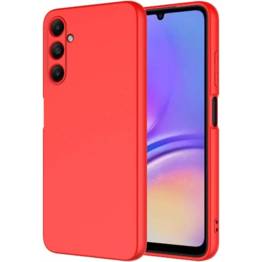 Samsung Galaxy A05s Kılıf İçi Kadife Mat Mara Lansman Silikon Kapak  - Kırmızı