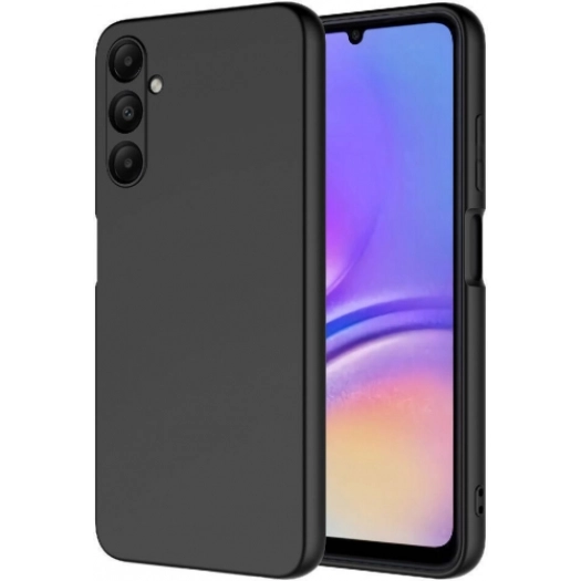 Samsung Galaxy A05s Kılıf İçi Kadife Mat Mara Lansman Silikon Kapak  - Siyah