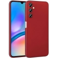 Samsung Galaxy A05s Kılıf İnce Soft Mat Renkli Esnek Silikon Kapak - Kırmızı