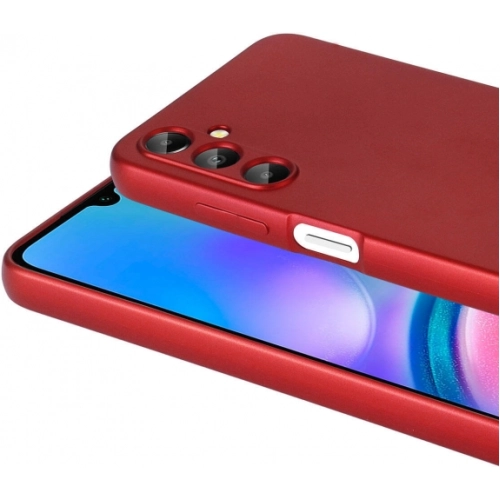 Samsung Galaxy A05s Kılıf İnce Soft Mat Renkli Esnek Silikon Kapak - Rose Gold