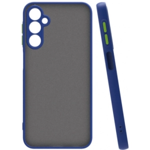 Samsung Galaxy A05s Kılıf Kamera Korumalı Arkası Şeffaf Mat Silikon Kapak - Lacivert