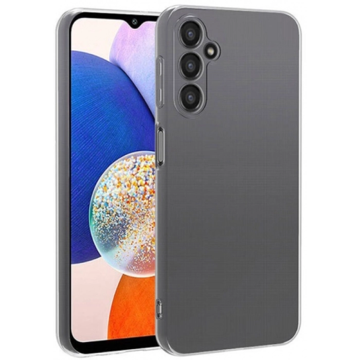 Samsung Galaxy A05s Kılıf Kamera Korumalı Esnek Silikon Kapak - Şeffaf