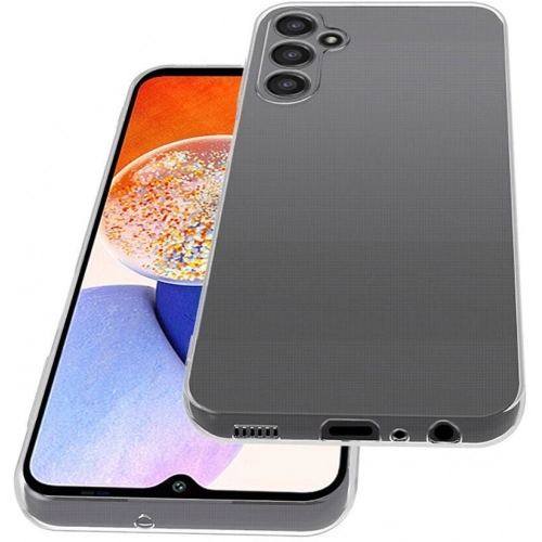 Samsung Galaxy A05s Kılıf Kamera Korumalı Esnek Silikon Kapak - Şeffaf