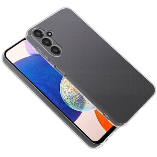 Samsung Galaxy A05s Kılıf Kamera Korumalı Esnek Silikon Kapak - Şeffaf