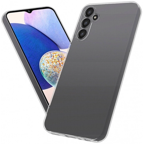 Samsung Galaxy A05s Kılıf Kamera Korumalı Esnek Silikon Kapak - Şeffaf