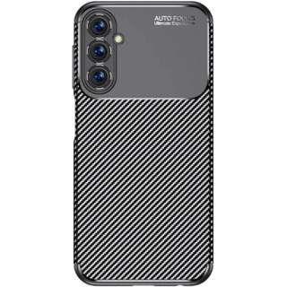 Samsung Galaxy A05s Kılıf Silikon Parmak İzi Bırakmayan Karbon Soft Negro Kapak - Siyah