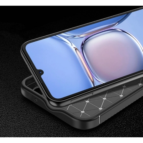 Samsung Galaxy A05s Kılıf Silikon Parmak İzi Bırakmayan Karbon Soft Negro Kapak - Siyah