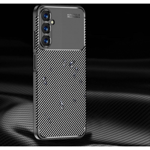 Samsung Galaxy A05s Kılıf Silikon Parmak İzi Bırakmayan Karbon Soft Negro Kapak - Siyah