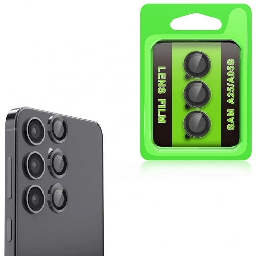 Samsung Galaxy A05s Lens Kamera Koruyucu Parmak İzi Bırakmaz CL-07 - Siyah