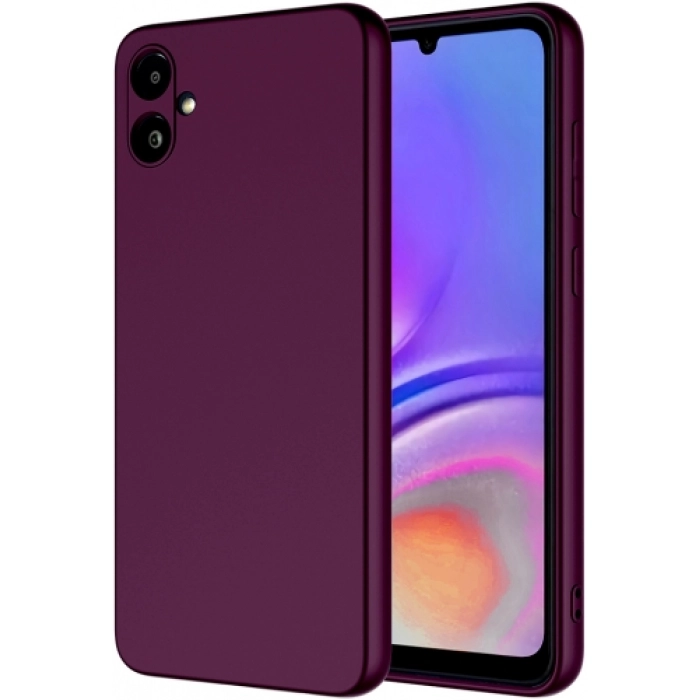 Samsung Galaxy A06 Kılıf İçi Kadife Mat Yüzey Mara Lansman Kapak  - Koyu Mor