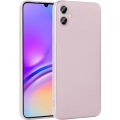 Samsung Galaxy A06 Kılıf İnce Soft Mat Renkli Esnek Silikon Kapak - Rose Gold