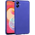 Samsung Galaxy A06 Kılıf İnce Soft Mat Renkli Esnek Silikon Kapak - Saks Mavi