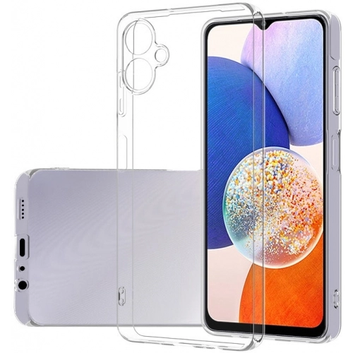 Samsung Galaxy A06 Kılıf Kamera Korumalı Esnek Silikon Kapak - Şeffaf