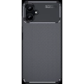Samsung Galaxy A06 Kılıf Silikon Parmak İzi Bırakmayan Karbon Soft Negro Kapak - Siyah