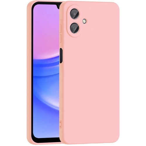 Samsung Galaxy A07 Kılıf İçi Kadife Mat Mara Lansman Silikon Kapak  - Pembe