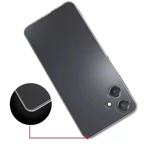 Samsung Galaxy A07 Kılıf Kamera Korumalı Esnek Silikon Kapak - Şeffaf