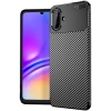 Samsung Galaxy A07 Kılıf Silikon Parmak İzi Bırakmayan Karbon Soft Negro Kapak - Siyah