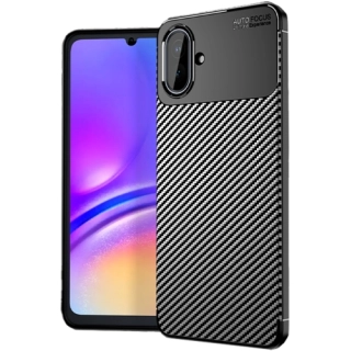Samsung Galaxy A07 Kılıf Silikon Parmak İzi Bırakmayan Karbon Soft Negro Kapak - Siyah