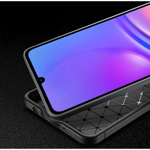 Samsung Galaxy A07 Kılıf Silikon Parmak İzi Bırakmayan Karbon Soft Negro Kapak - Siyah