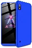 Samsung Galaxy A10 Kılıf 3 Parçalı 360 Tam Korumalı Rubber AYS Kapak  - Mavi