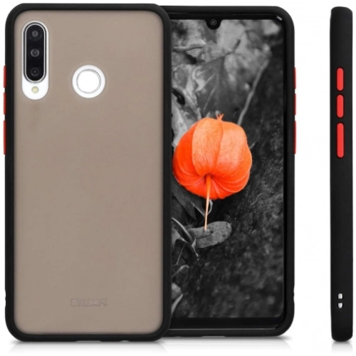 Samsung Galaxy A10 Kılıf Exlusive Arkası Mat Tam Koruma Darbe Emici - Siyah