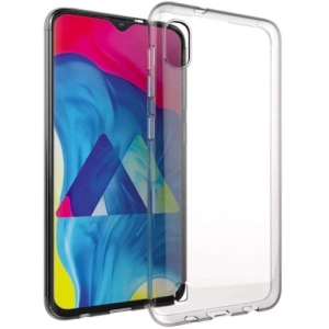 Samsung Galaxy A10 Kılıf Kamera Korumalı Esnek Silikon Kapak - Şeffaf