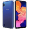 Samsung Galaxy A10 Kılıf Ultra İnce Kaliteli Esnek Silikon 0.2mm - Şeffaf