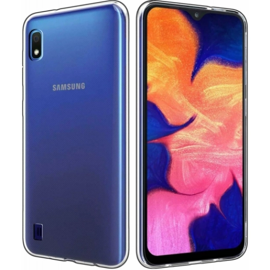 Samsung Galaxy A10 Kılıf Ultra İnce Kaliteli Esnek Silikon 0.2mm - Şeffaf