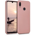 Samsung Galaxy A10s Kılıf İnce Soft Mat Renkli Esnek Silikon Kapak - Rose Gold