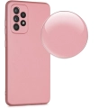Samsung Galaxy A13 4G Kılıf İnce Soft Mat Renkli Esnek Silikon Kapak - Rose Gold