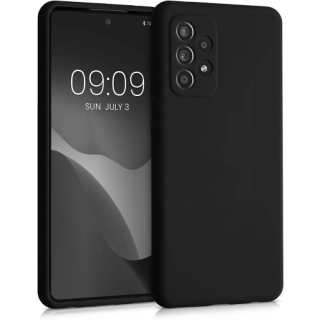 Samsung Galaxy A13 4G Kılıf İnce Soft Mat Renkli Esnek Silikon Kapak - Siyah